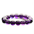 Amethyst Bracelet Violet Deep Amethyst Single Loop Bracelet Amethyst Jewelry Men's and Women's Birthday Gift