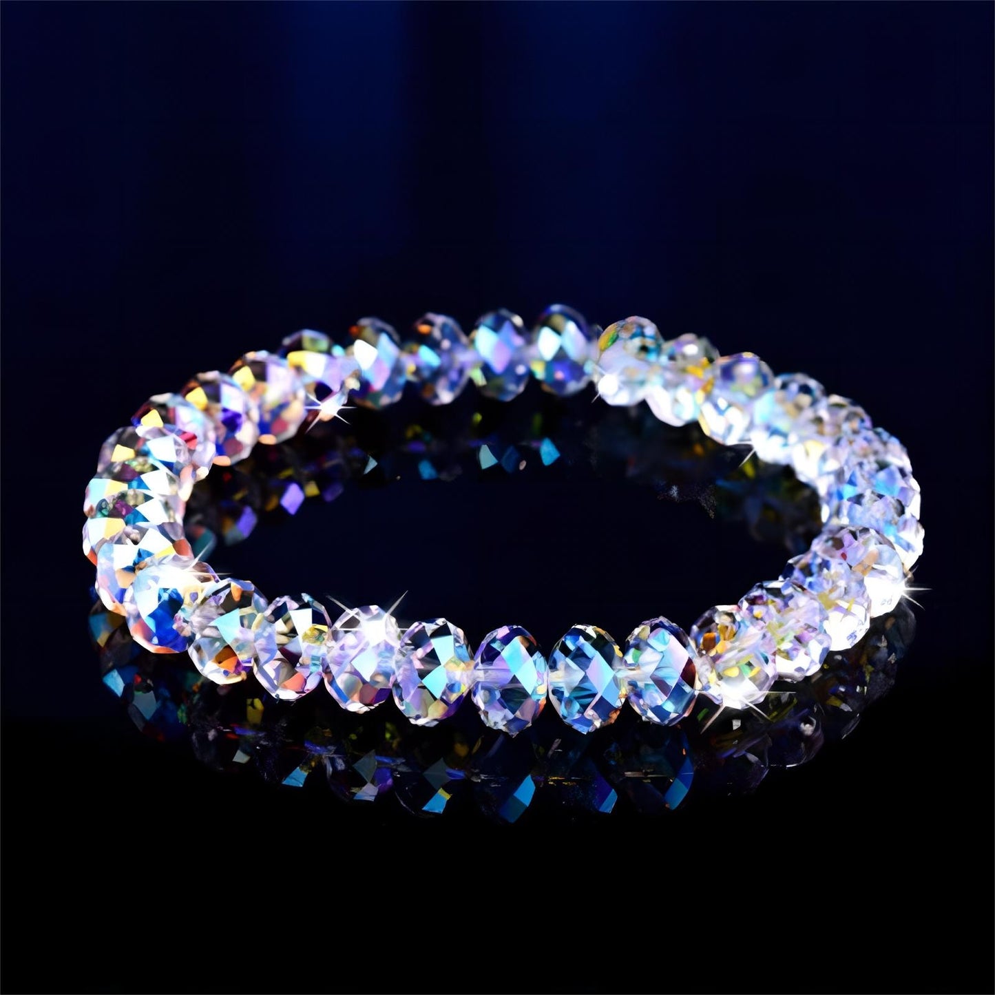 Sweet Colorful Bracelet Women's Imitation Crystal Jewelry Jewelry Jewelry Jewelry, Friendly Gift, Simple